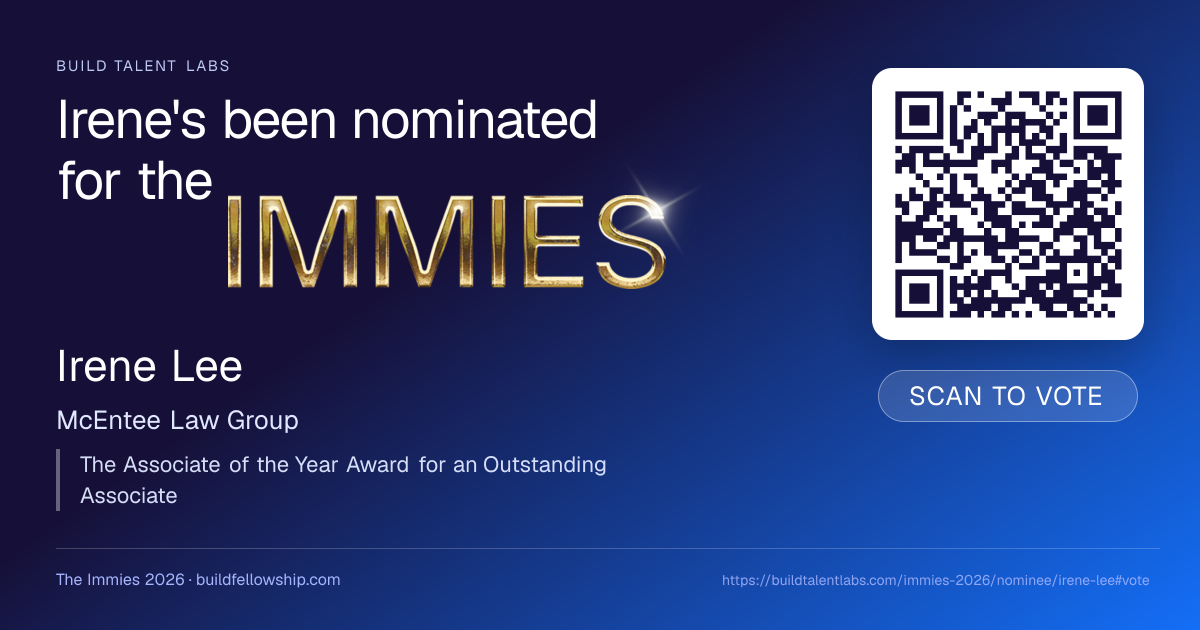 Branded share card — Associate of the Year